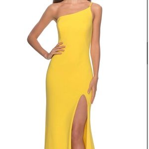 La Femme One Shoulder Jersey Gown from Nordstrom